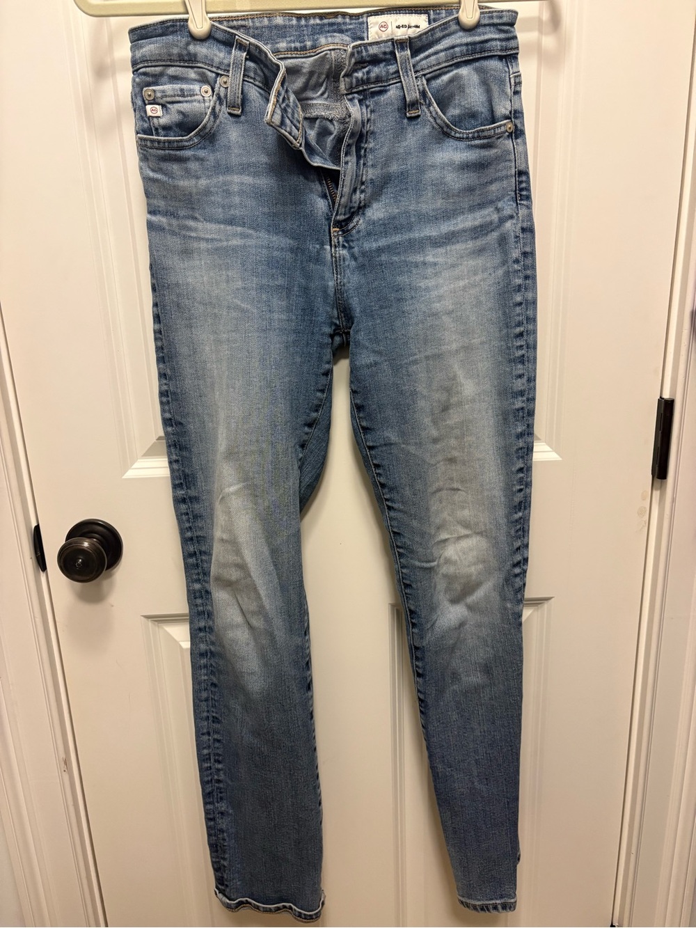 Ag Adriano Goldschmied Light Blue Skinny Jeans